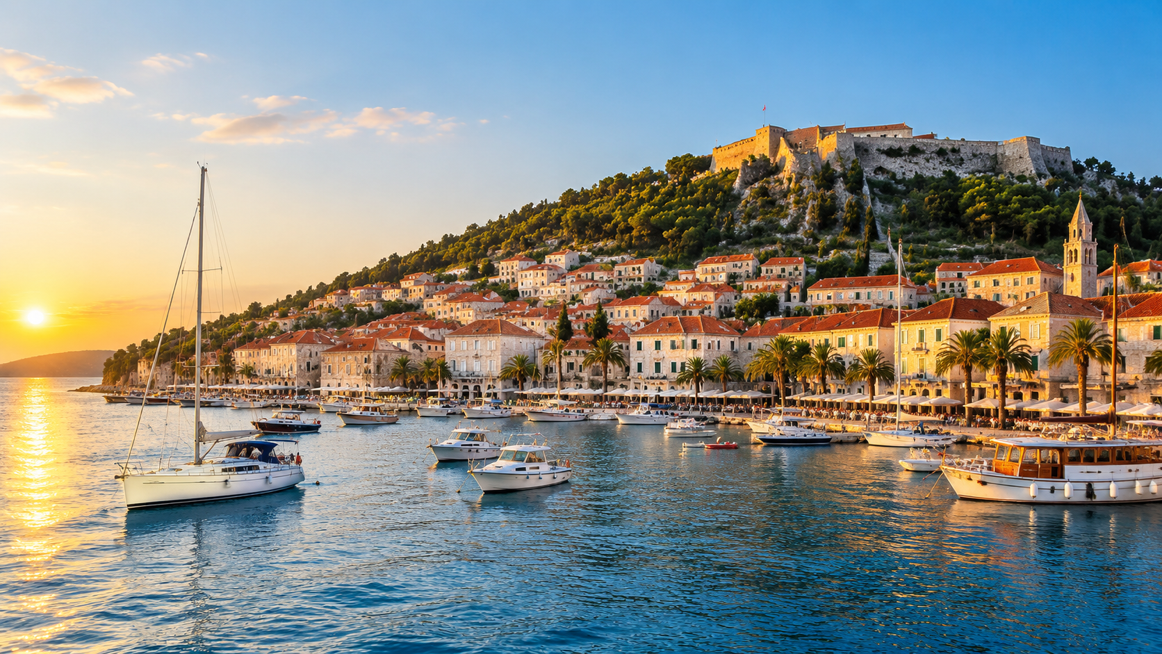Hvar Harbor Waterfront
