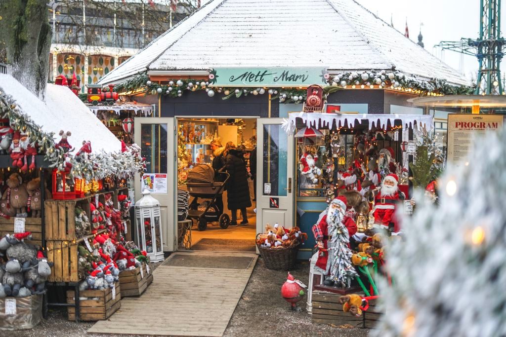 The Christmas Market Stalls