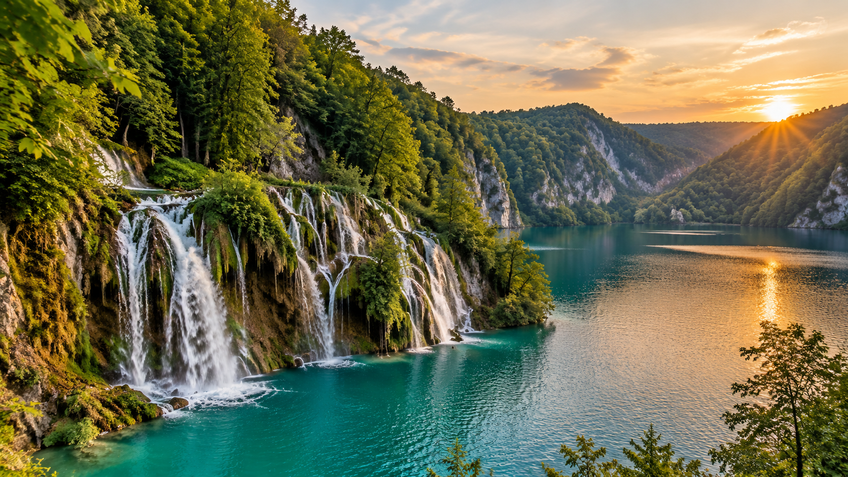 Kozjak Lake view