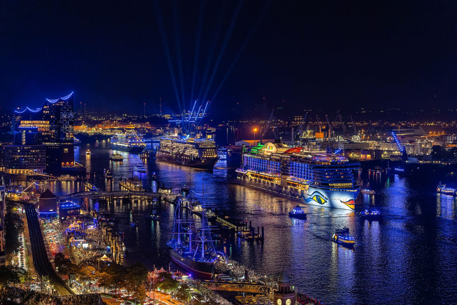 Elbe River Harbor