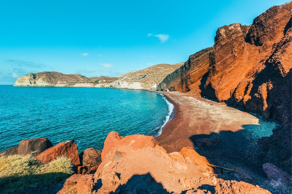 Red Beach Cliffs
