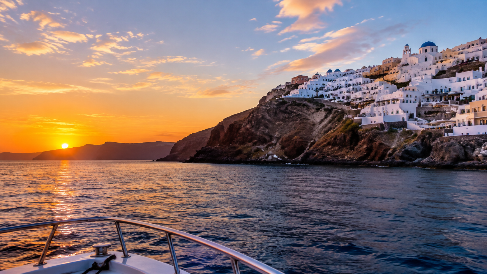 Oia Cliffside Profile