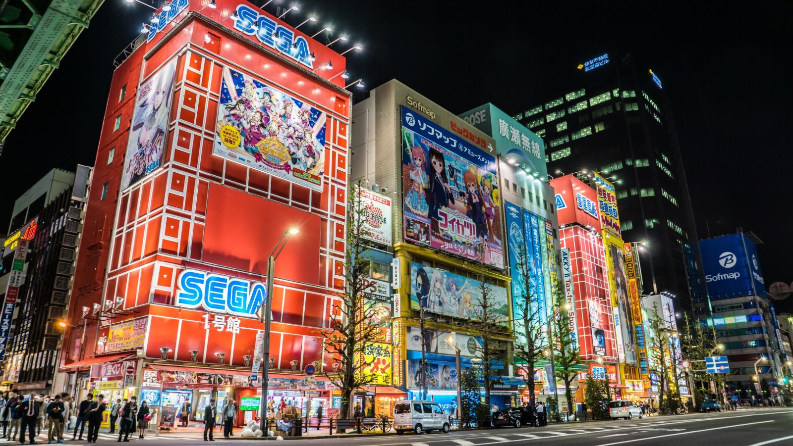 Chuo-dori Neon Intersection
