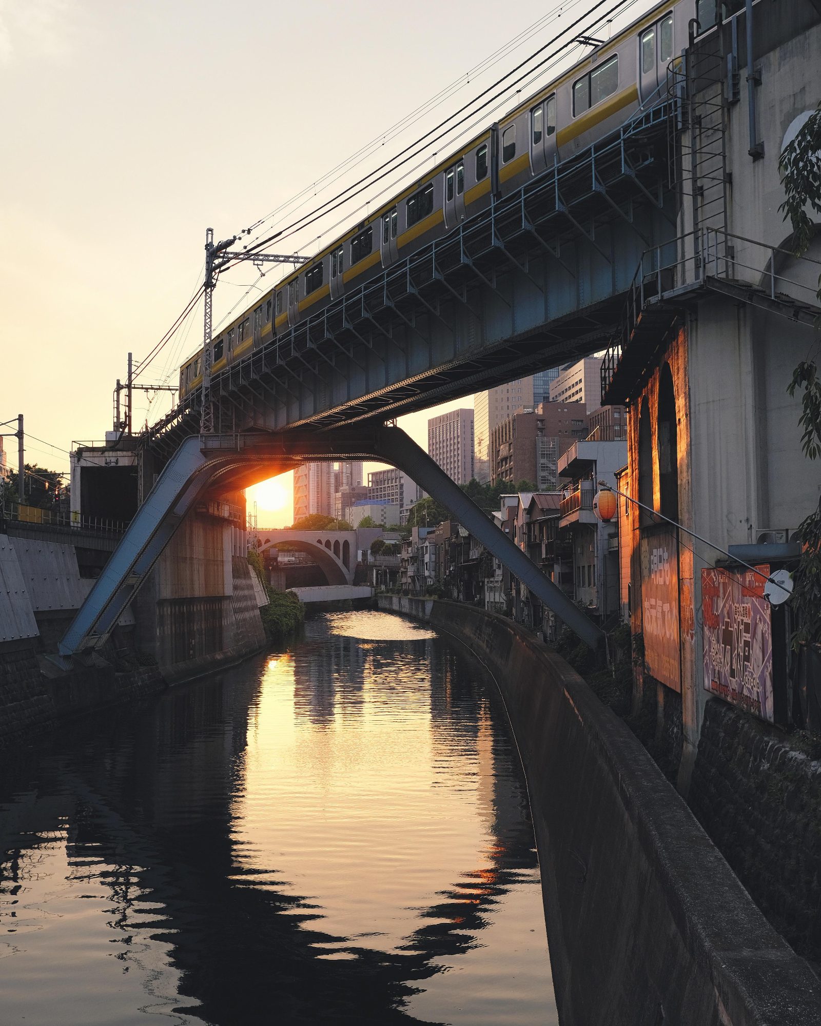Kanda River Bridge View