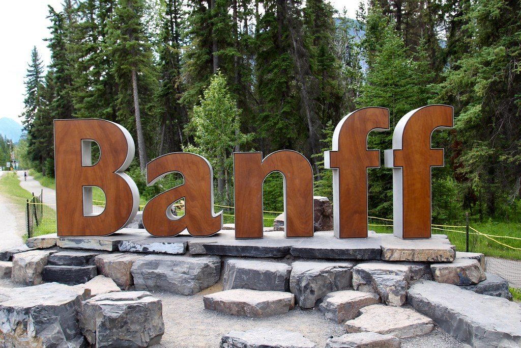 Banff Sign Entrance
