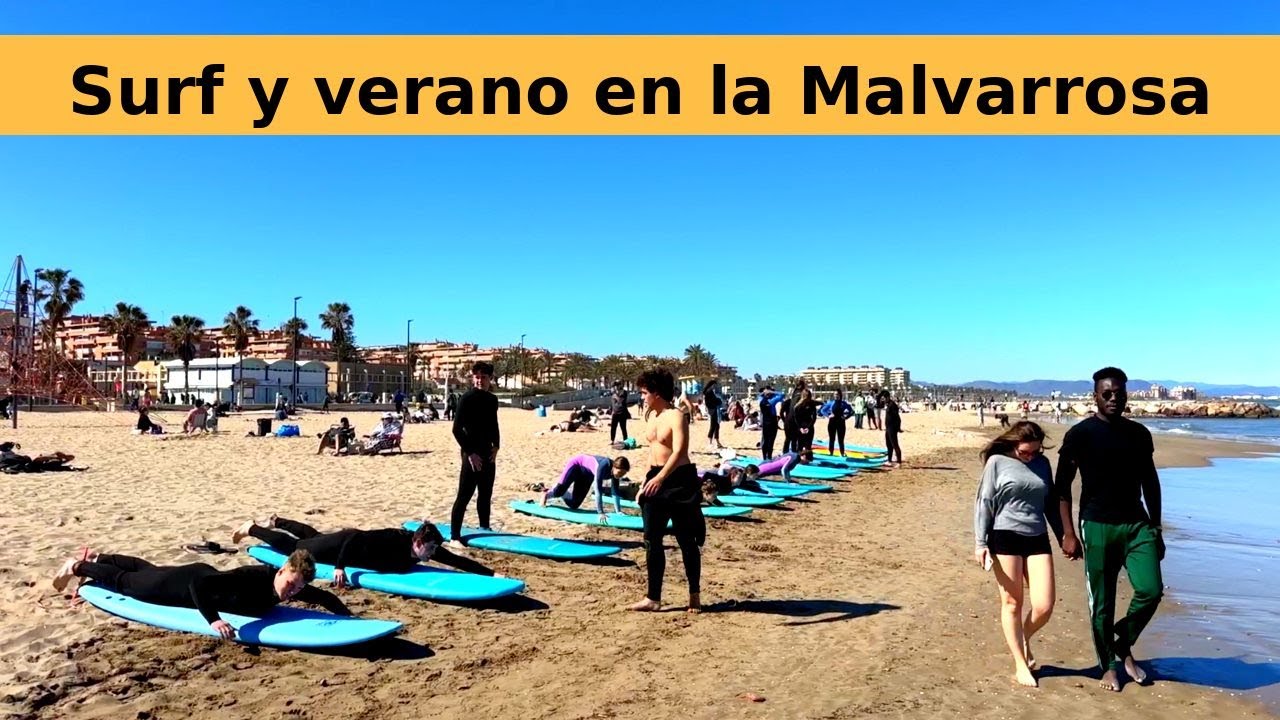Surf School Valencia at Malvarrosa Beach