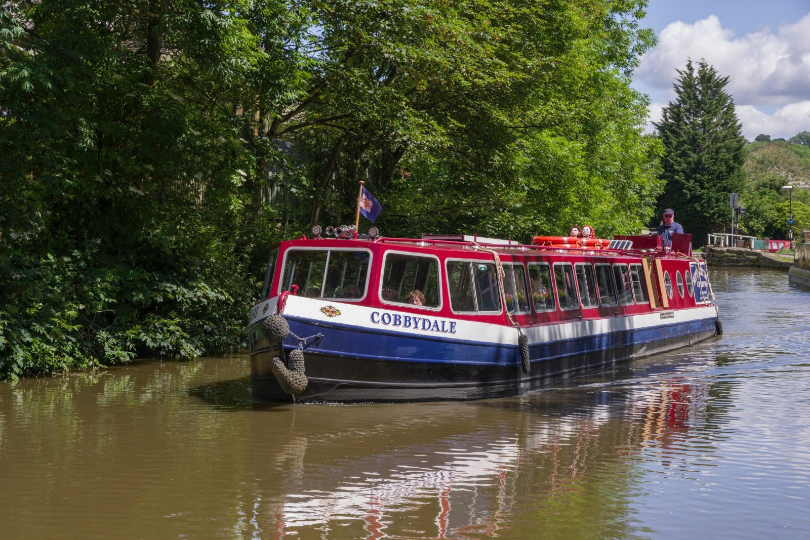 Historic canal waterway