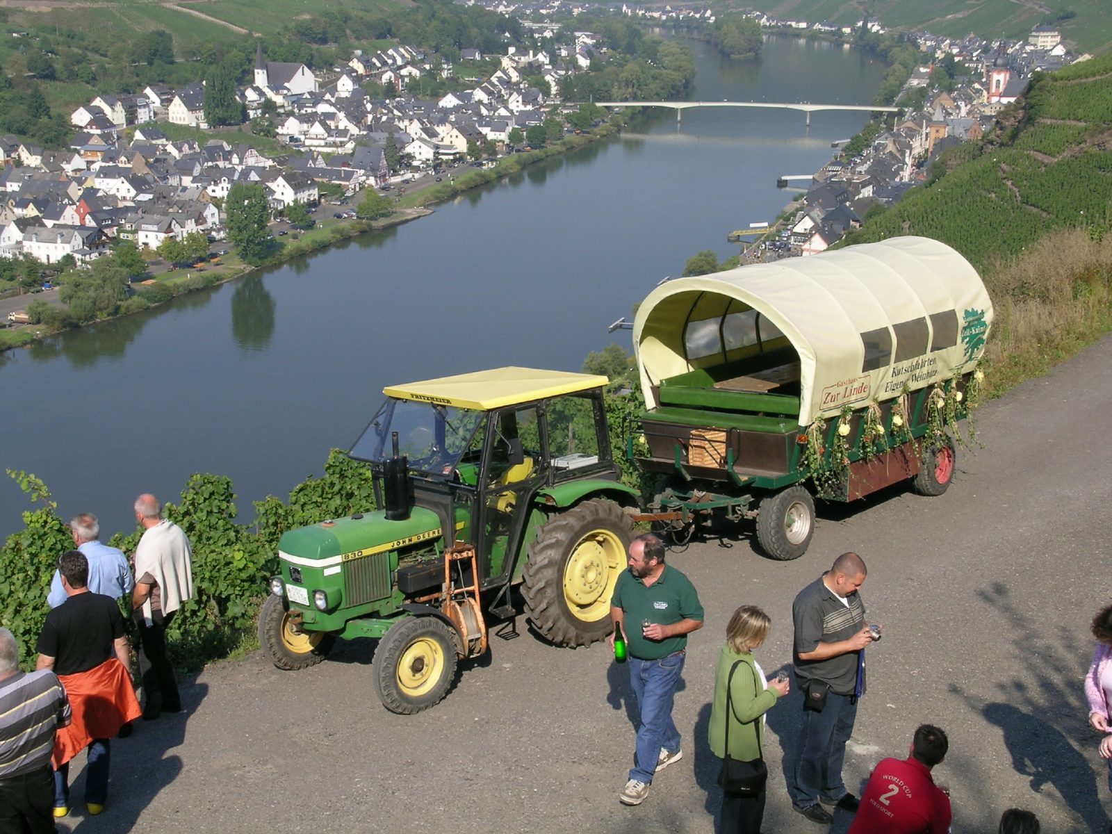 Planwagenfahrt Mosel