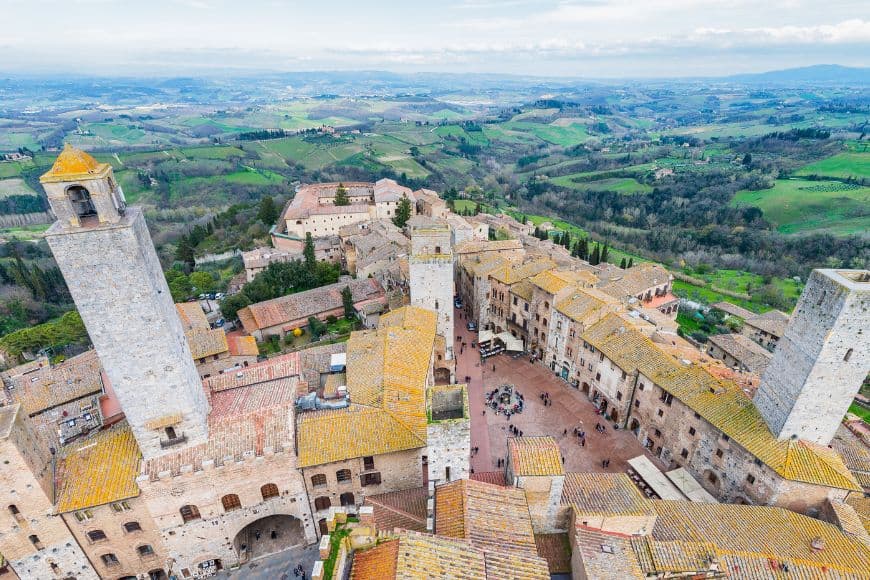 Distance From Siena to San Gimignano