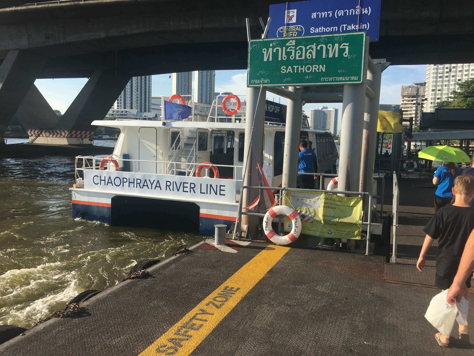 Check-in at Pier