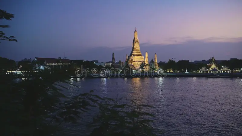 Open-Air Deck Facing Wat Arun