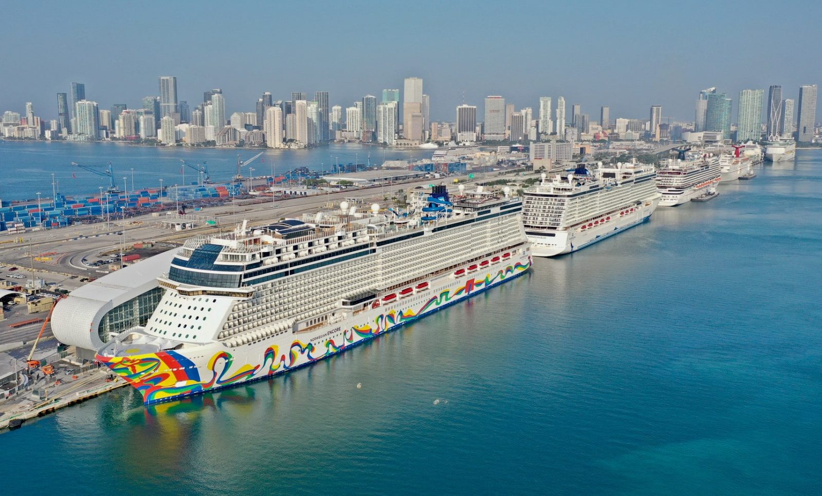 PortMiami and Fisher Island