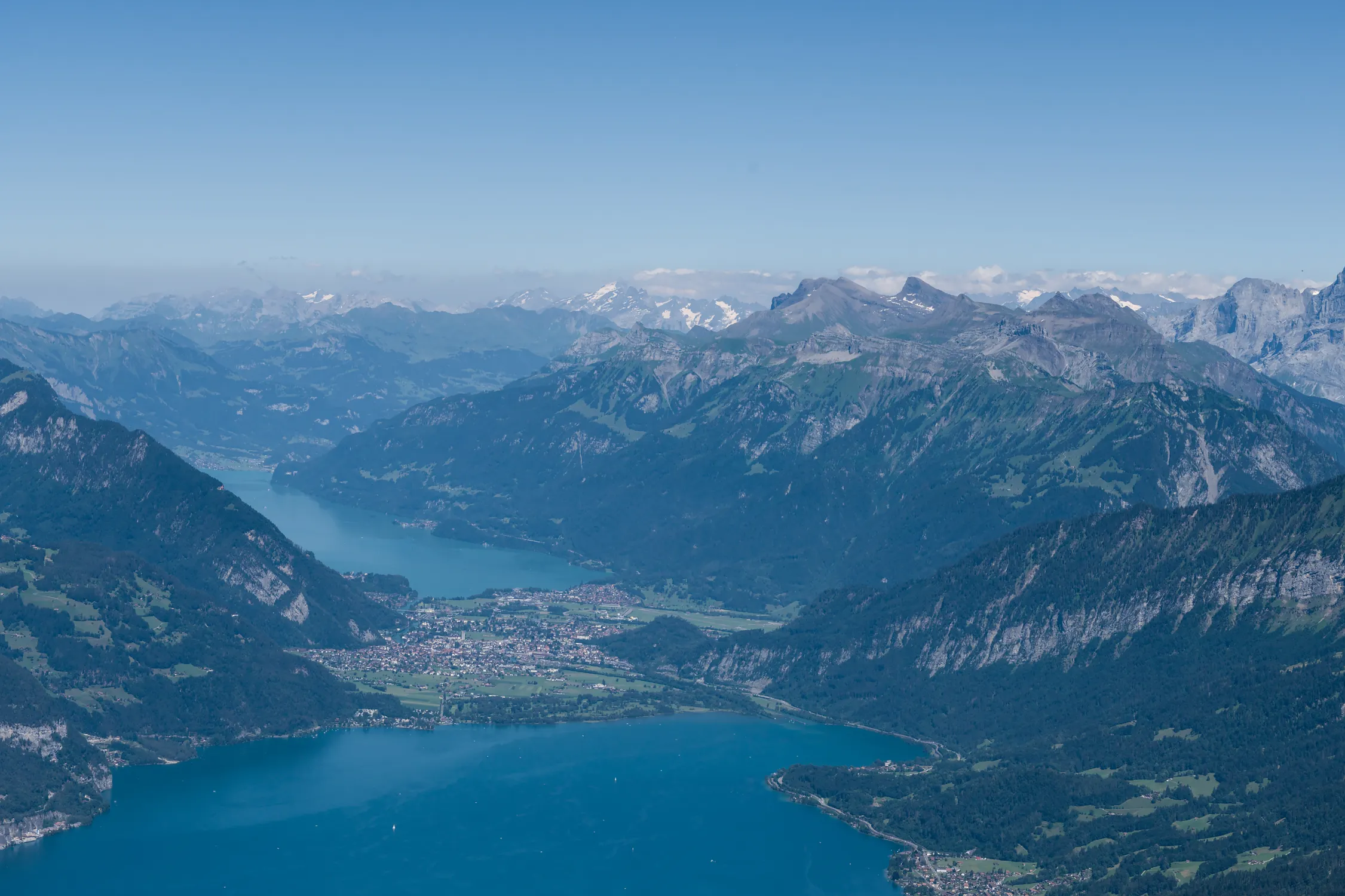 Lake Thun Aerial View