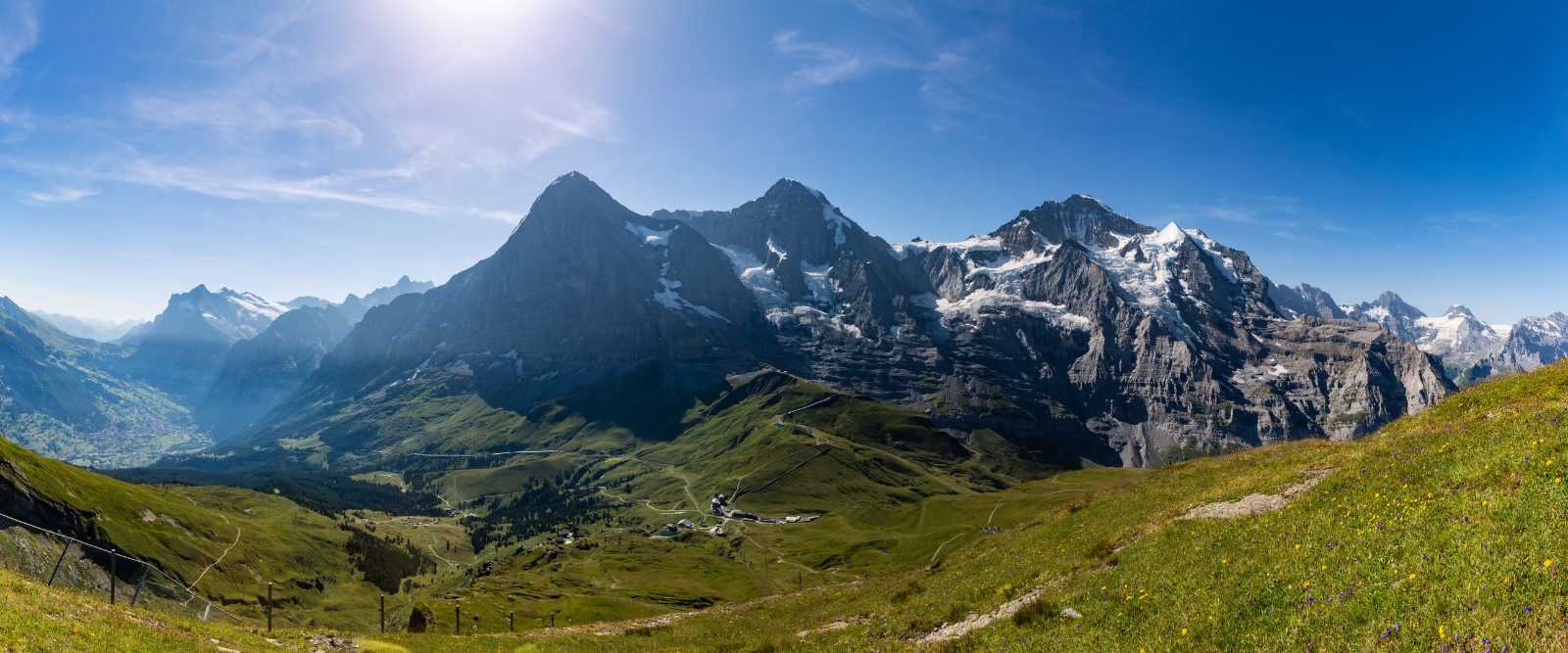 Eiger, Mönch, and Jungfrau Panorama