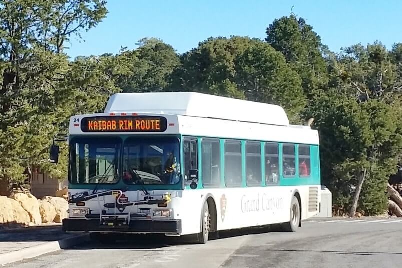 Boarding the Kaibab Rim Route