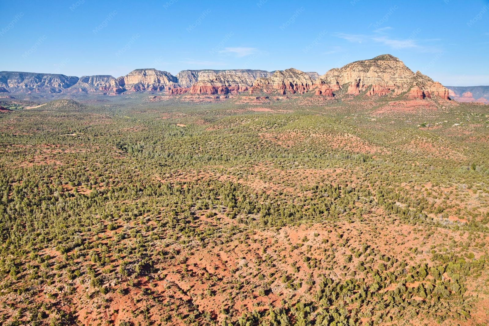Take off over Red Rocks