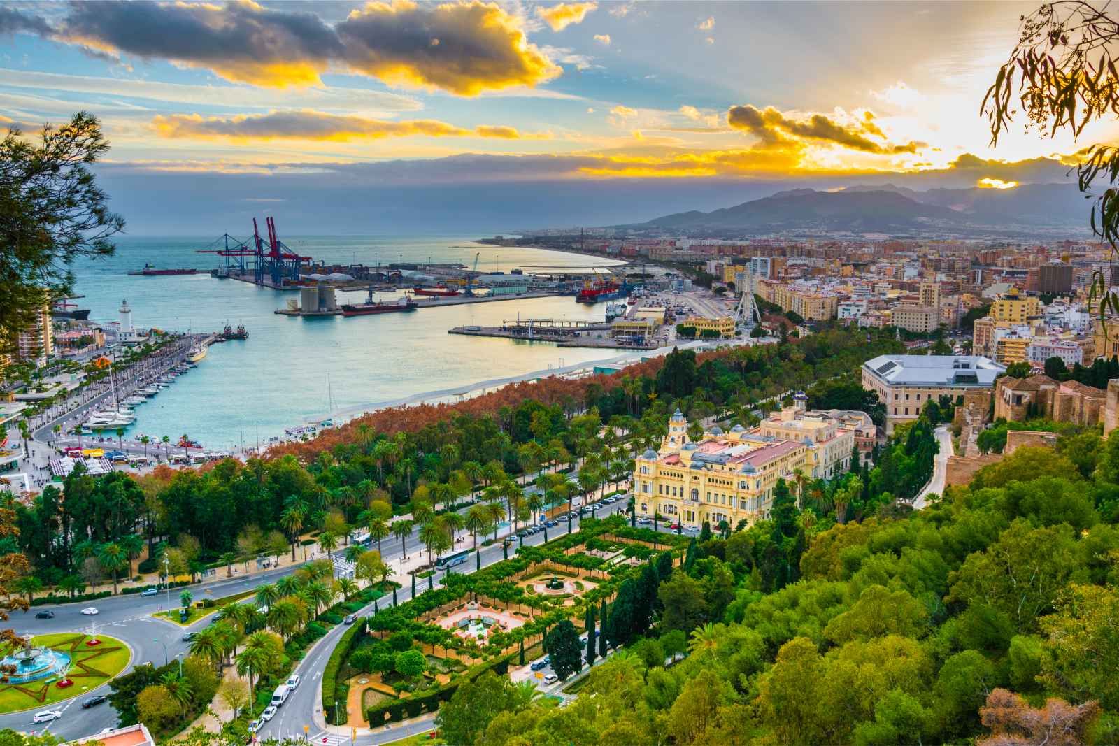Coastal Skyline View
