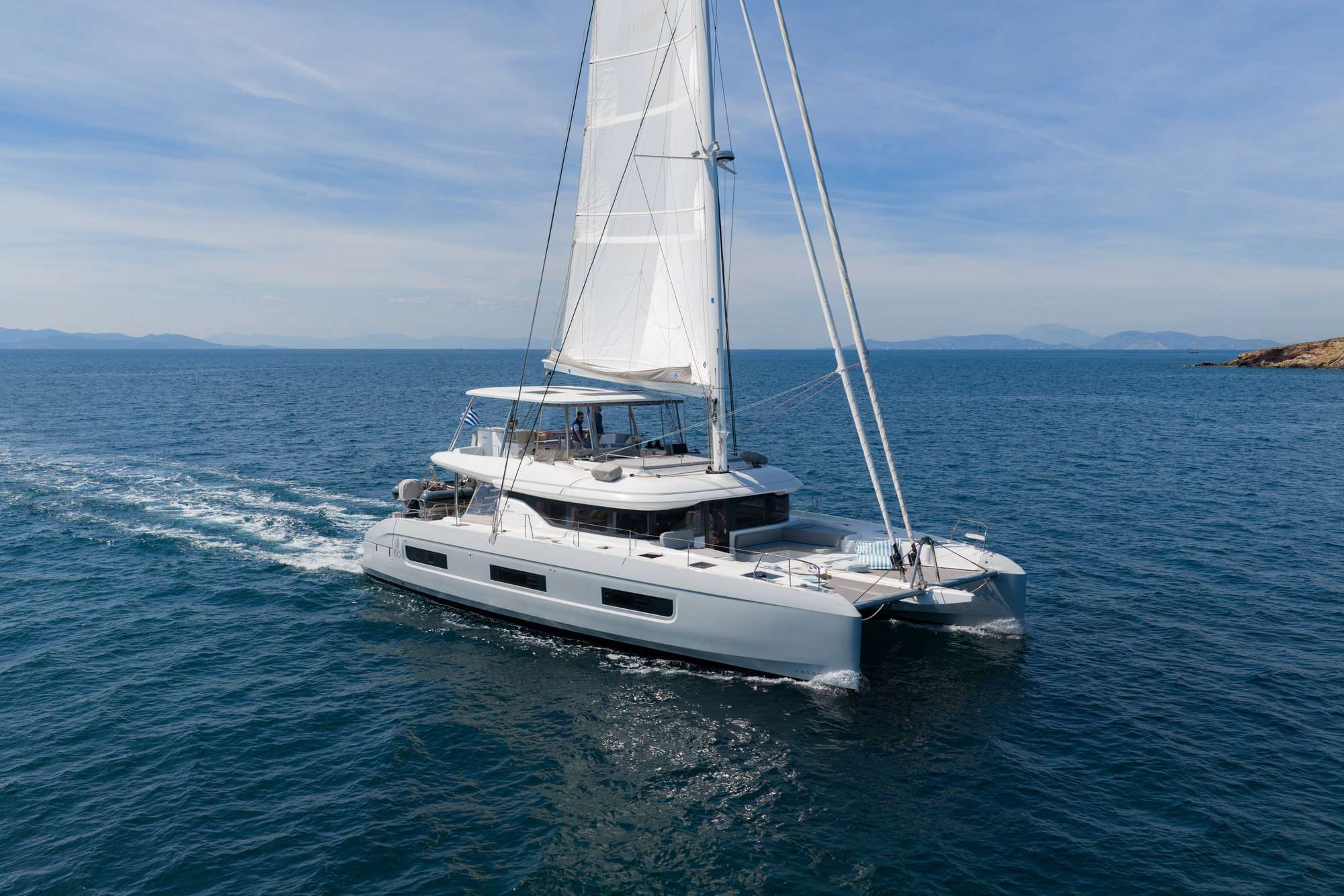 Catamaran Boarding Deck