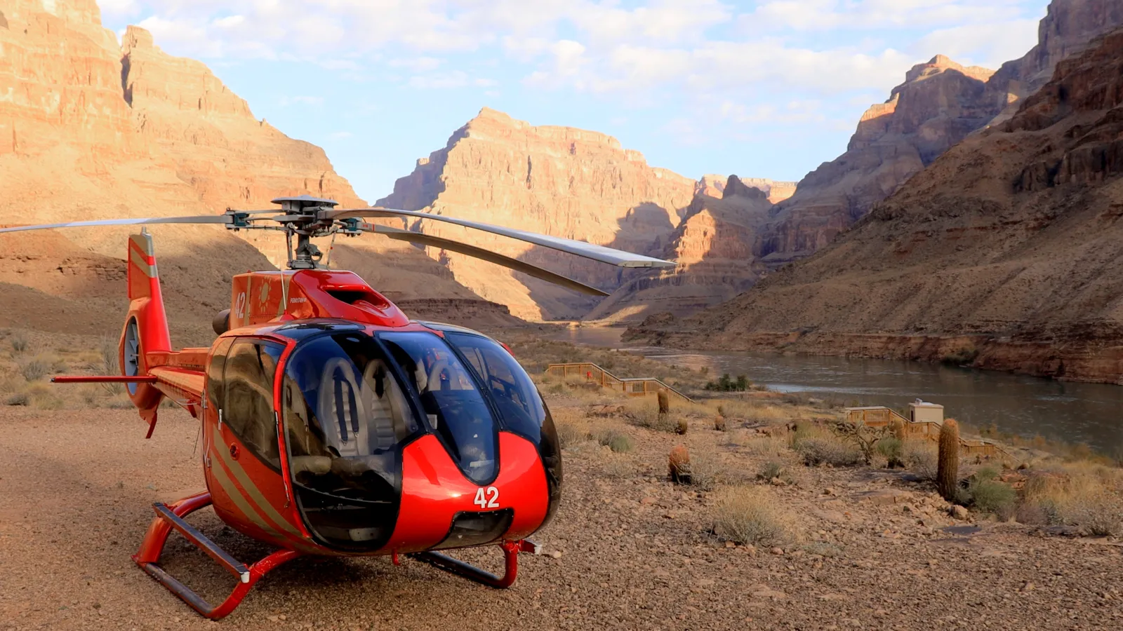 Canyon Floor Landing & Champagne