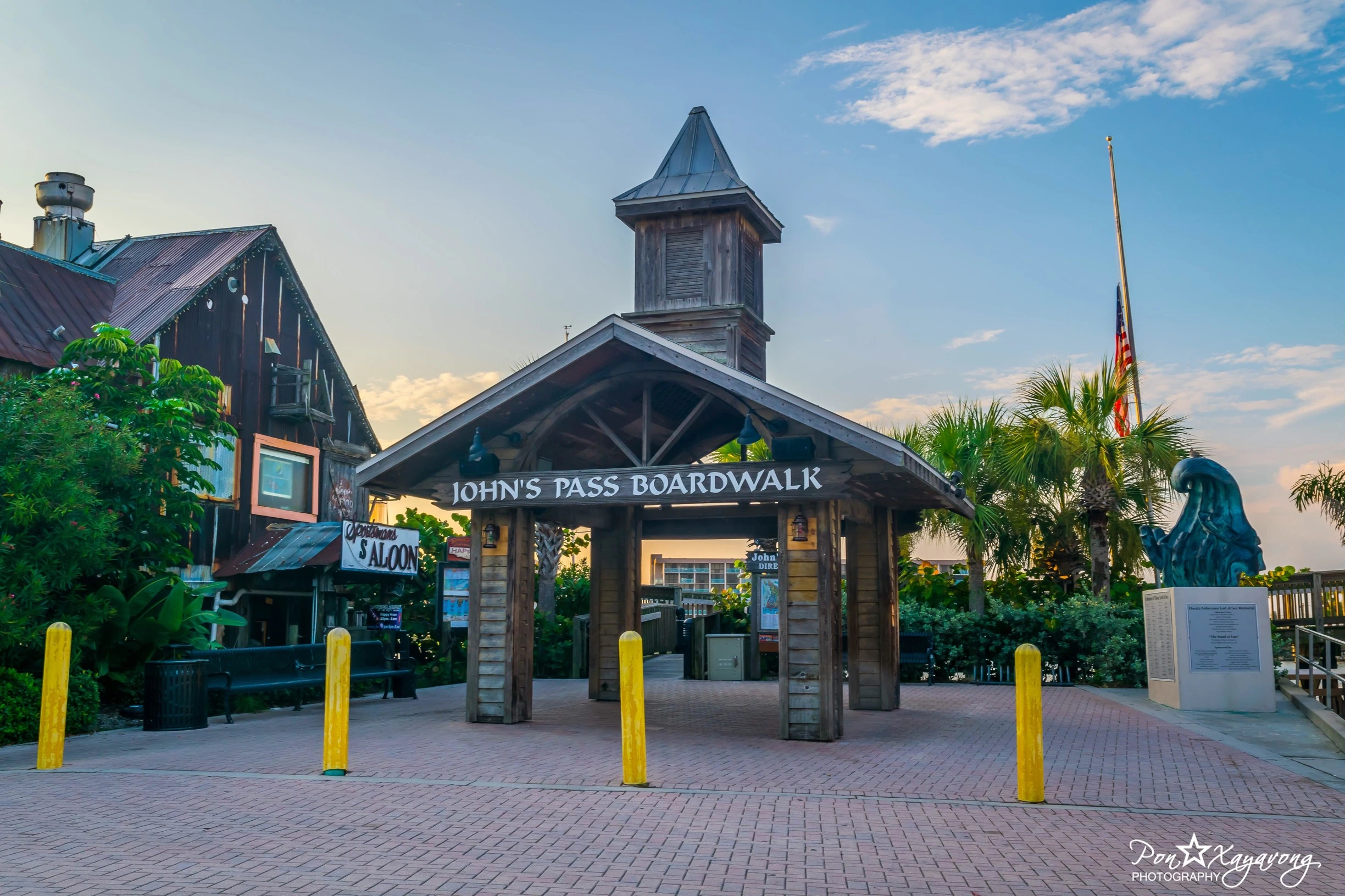 Johns Pass Boardwalk Entrance