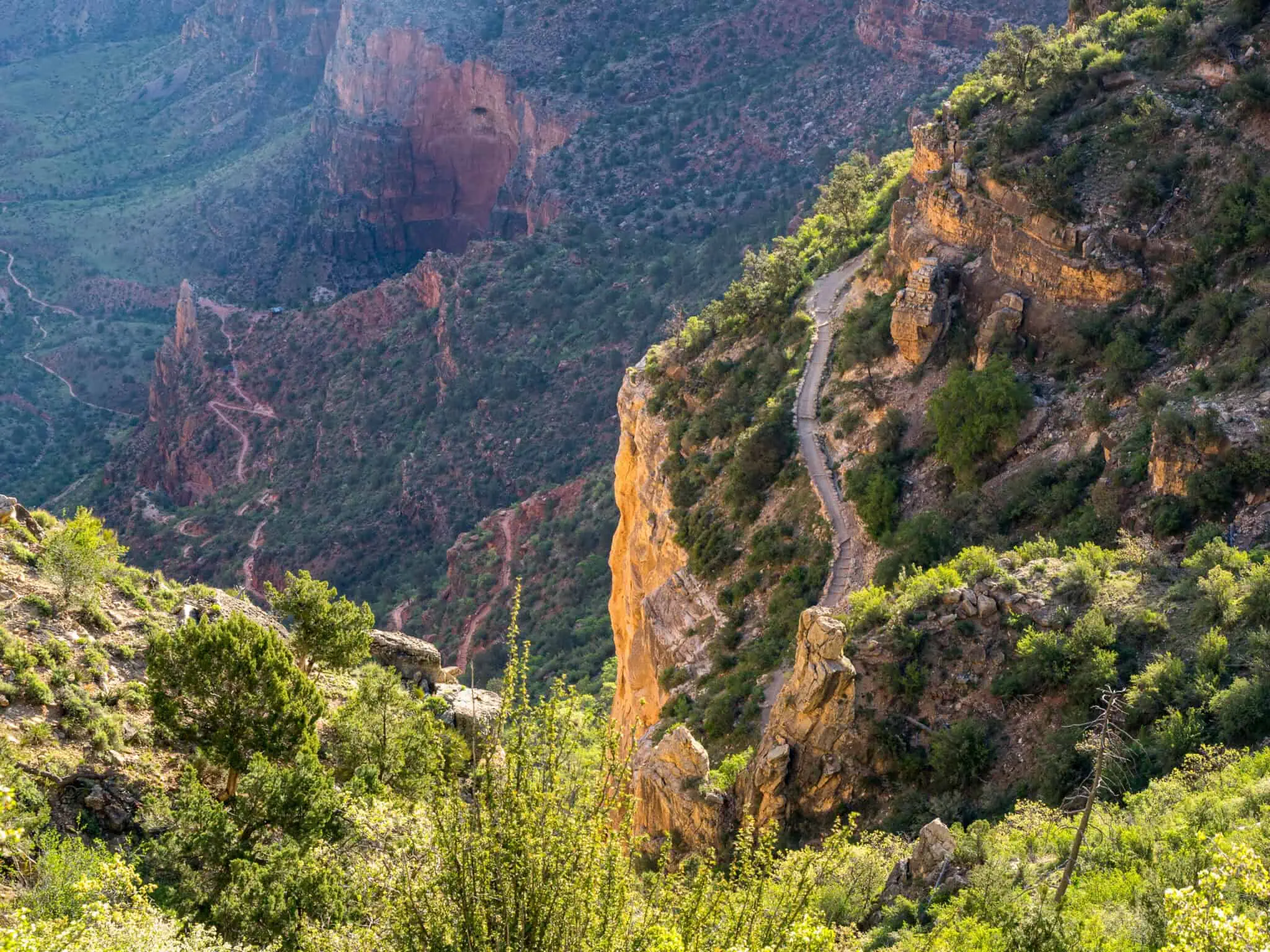 Descend the Bright Angel Trail