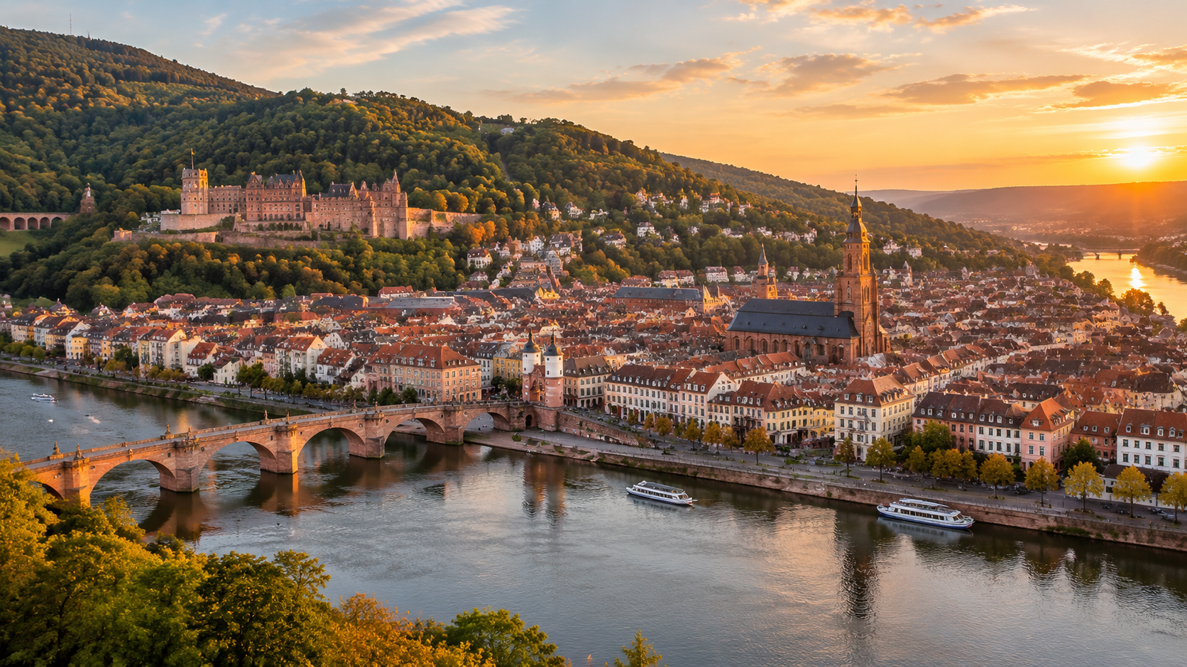 Day Trip from Frankfurt to Heidelberg Old Town