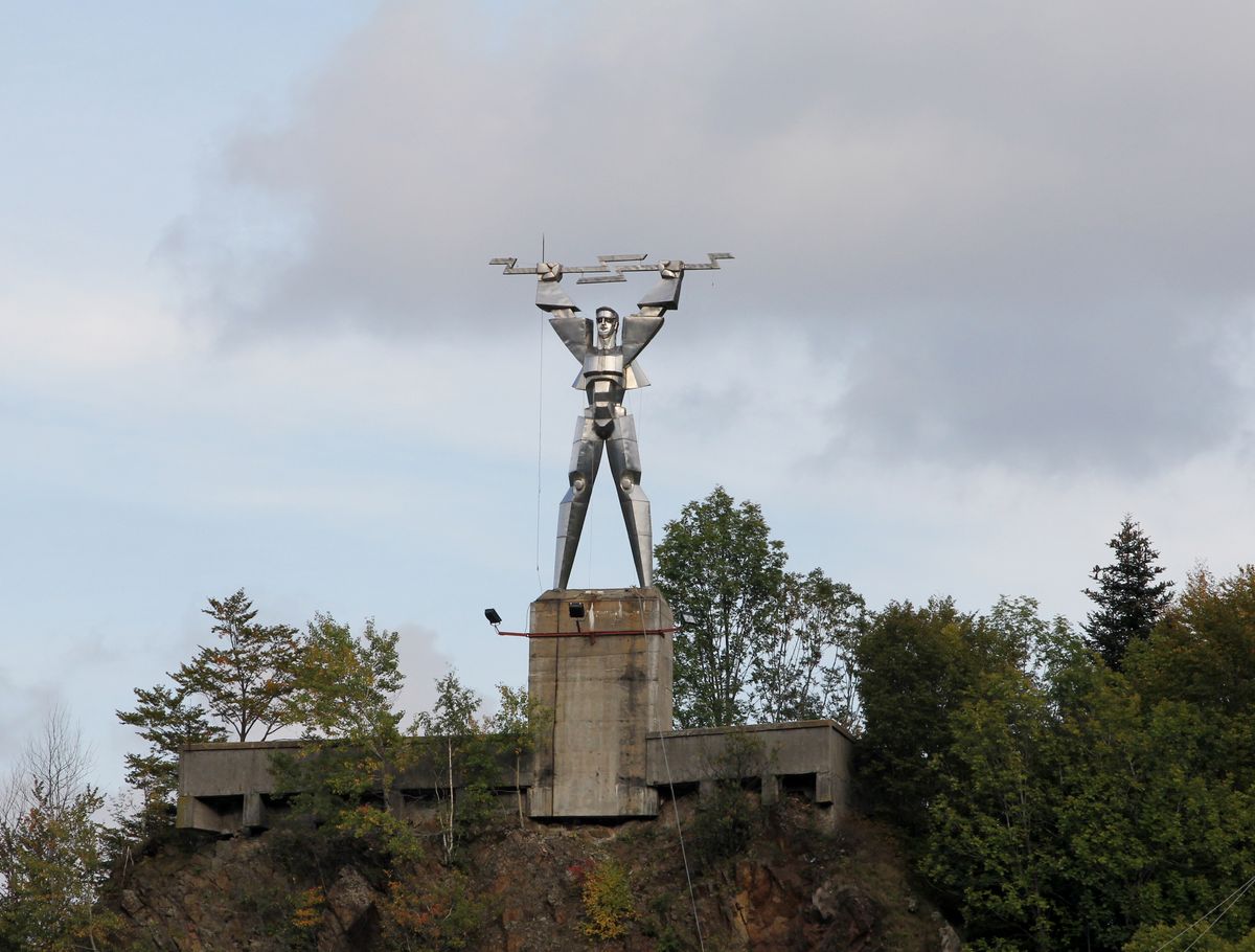 Prometheus Statue