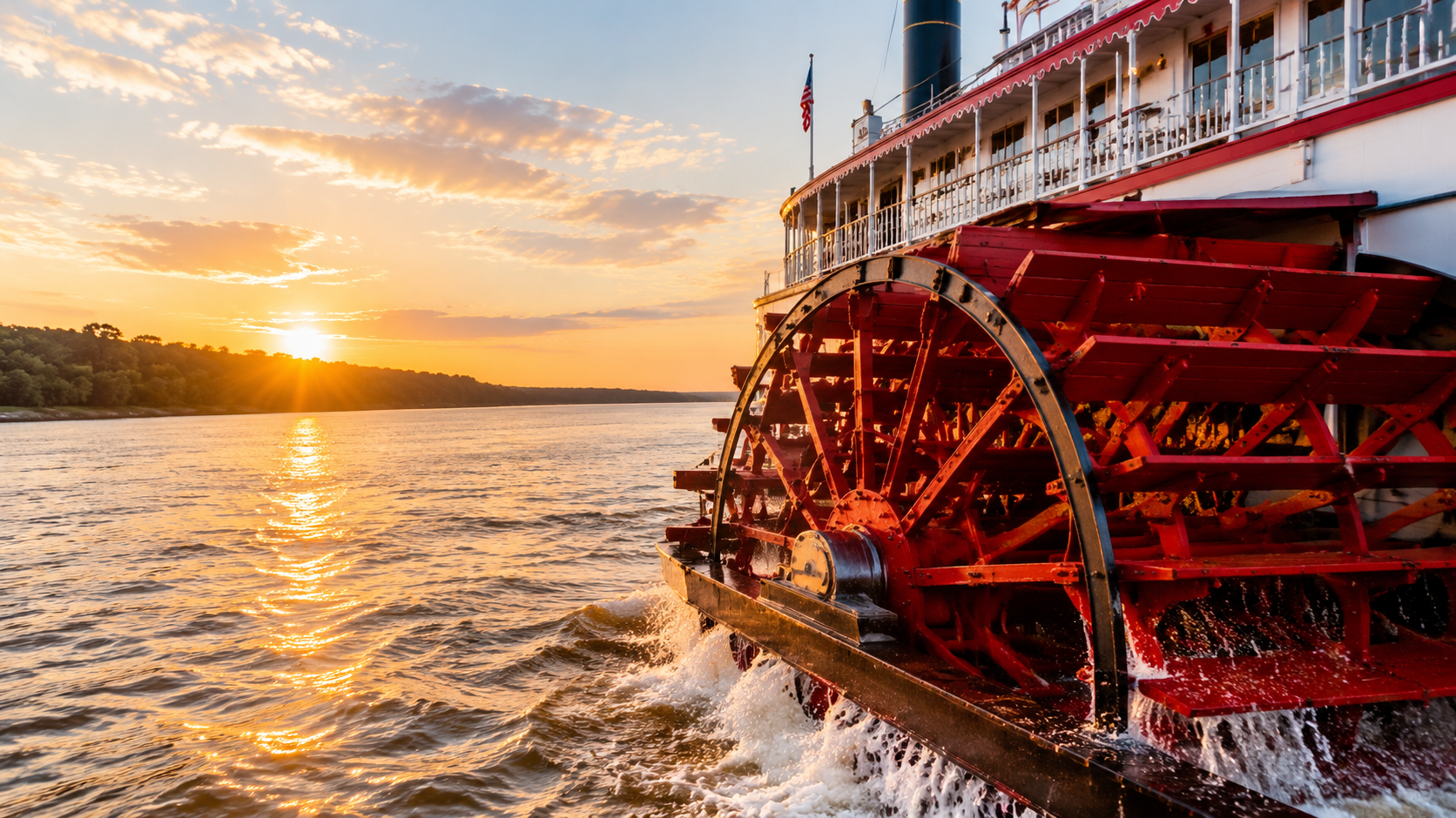 Riverboat Paddle Wheel
