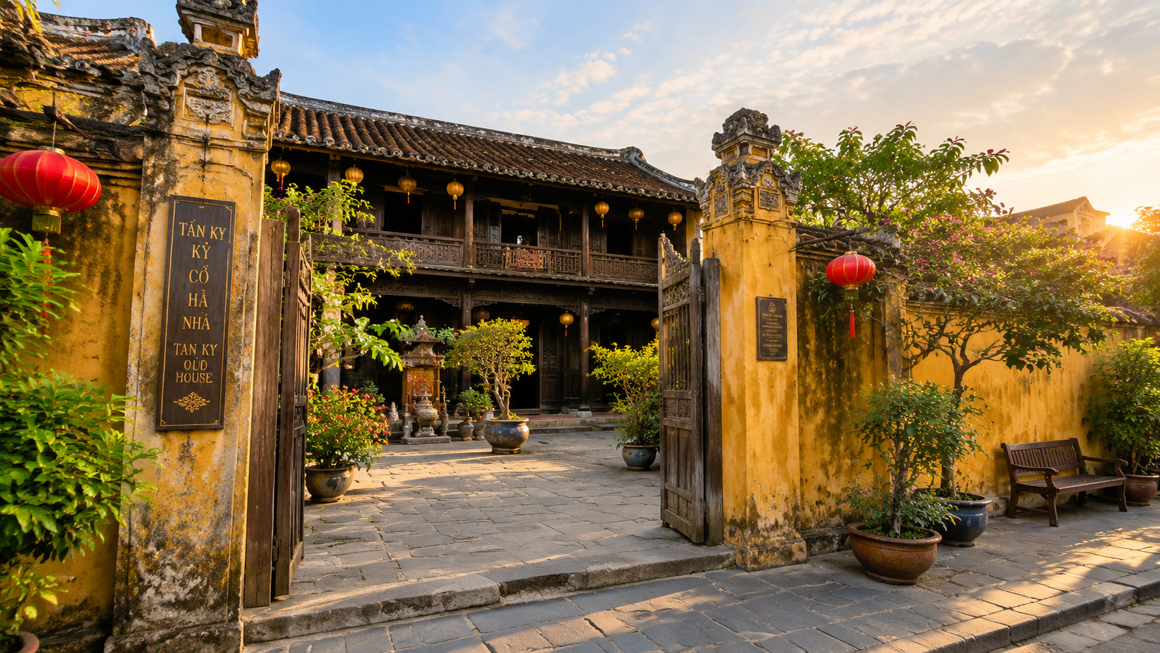 Old town merchant house architecture