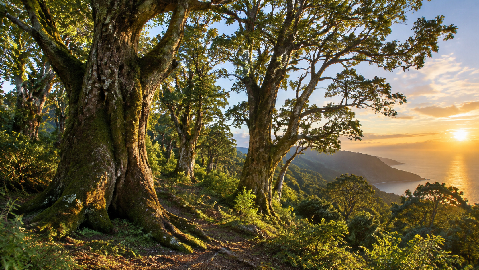 Ancient Til Trees