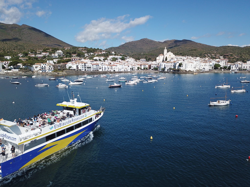 Boat From Roses to Cadaques