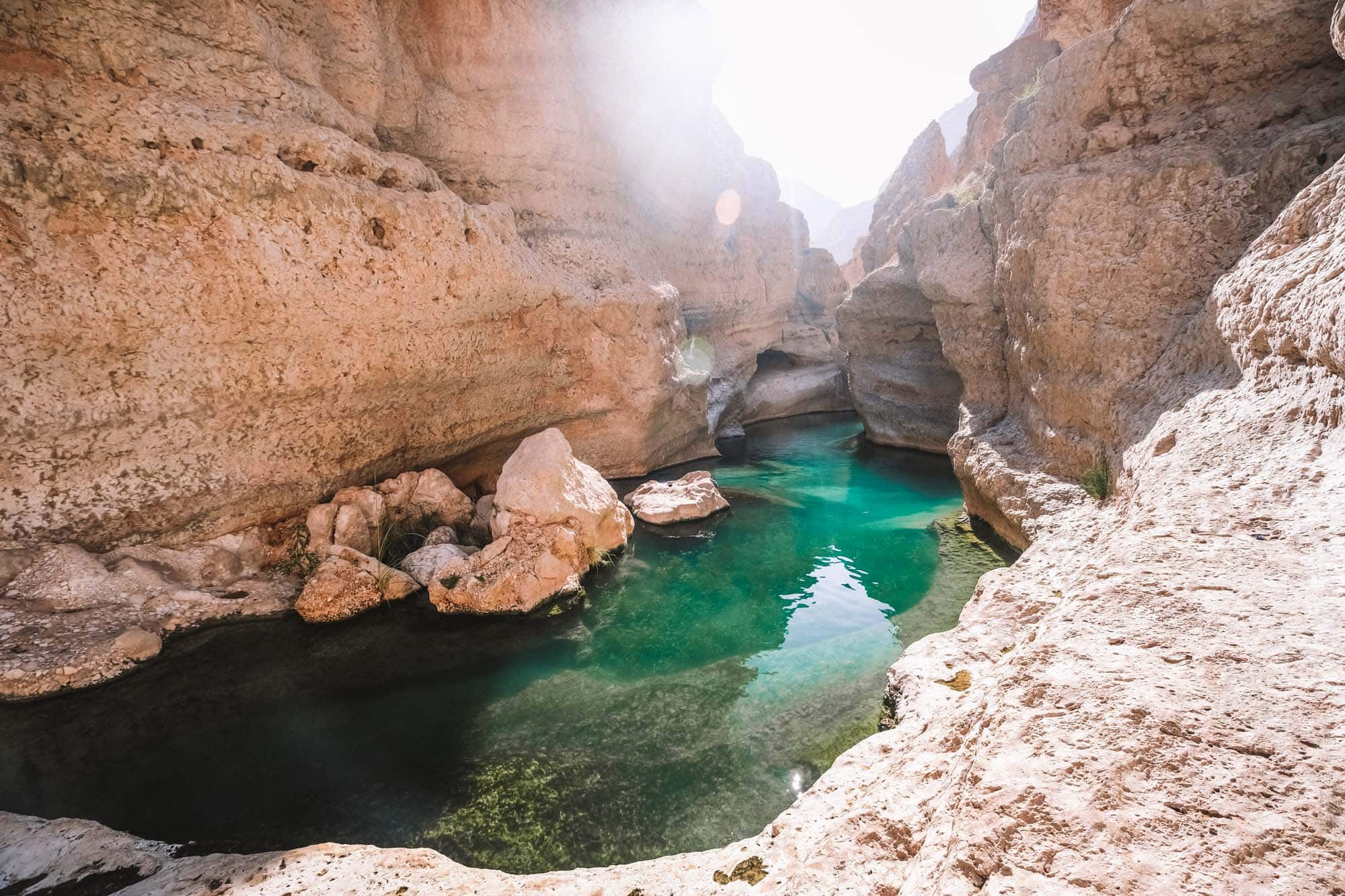 Wadi Shab and Bimmah Sinkhole Tour Overview