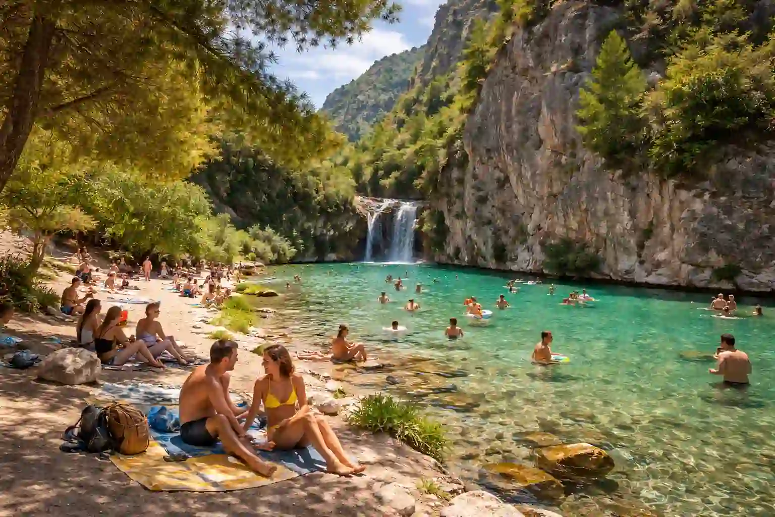 Montanejos Thermal Pools and Waterfall Tour