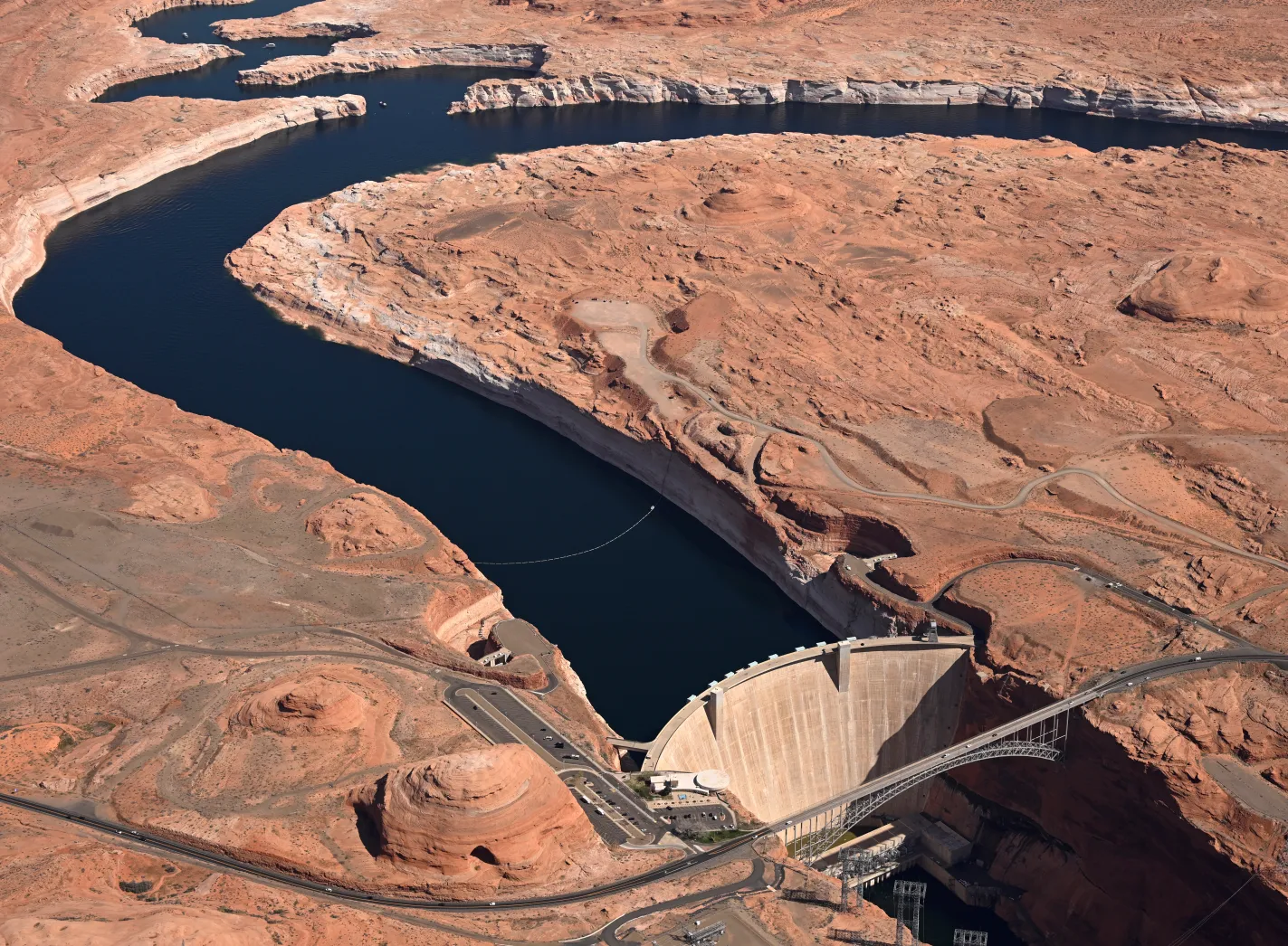 Base of Glen Canyon Dam