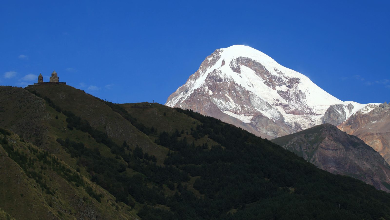 Mount Kazbek Backdrop