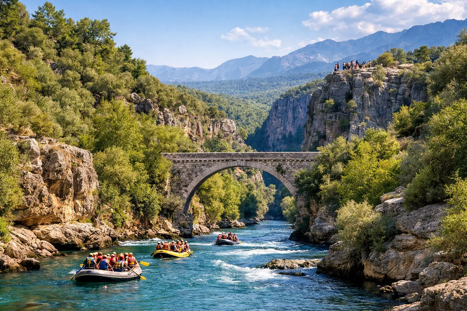 Your experience at Koprulu Canyon Rafting