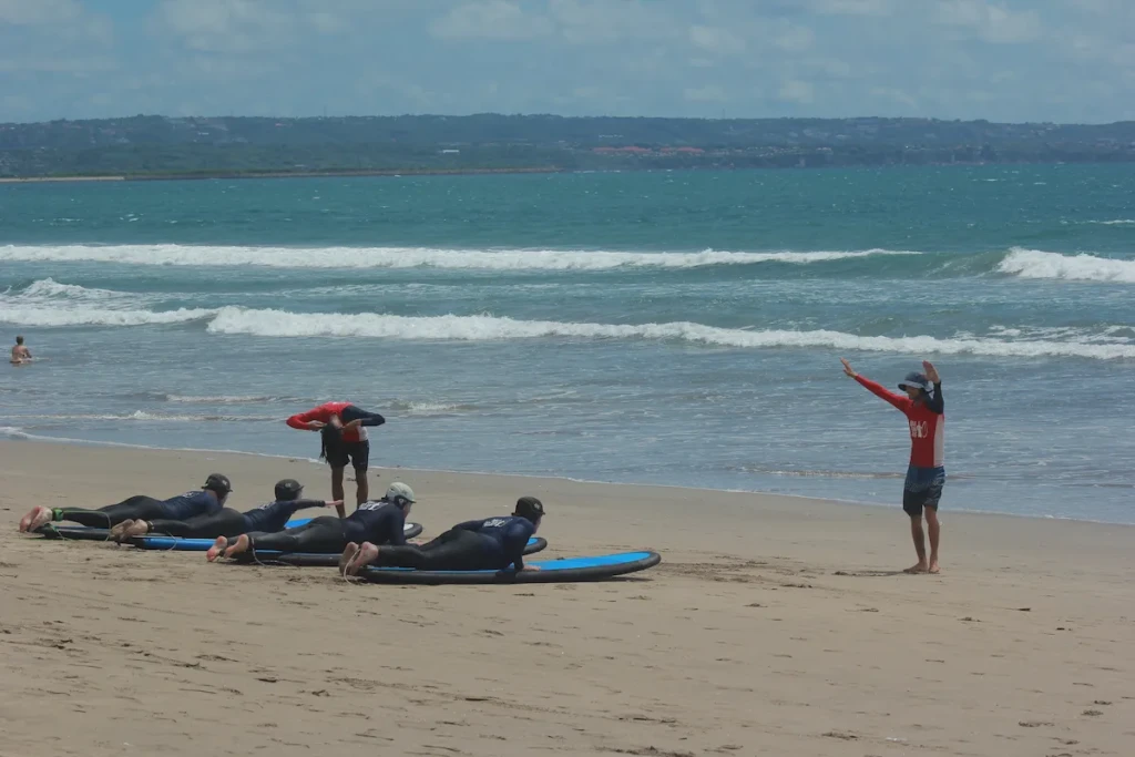 Surf Lessons Legian Beach Experience