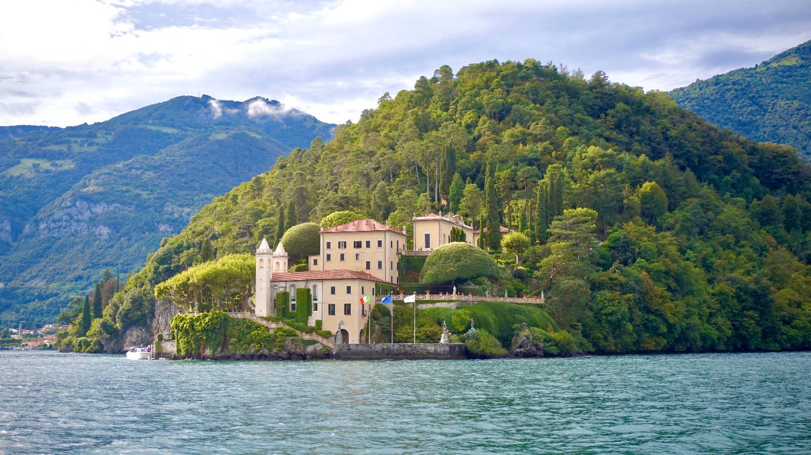 Villa del Balbianello from the Lake