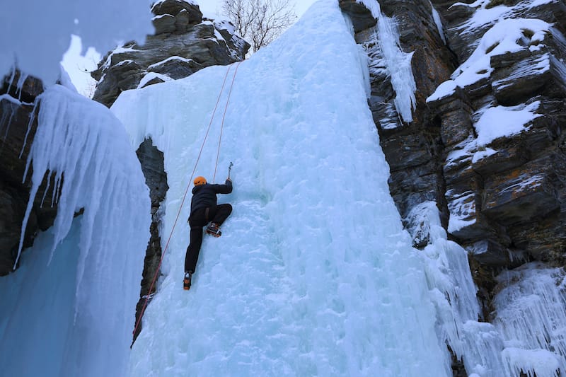 Abisko Ice Climbing