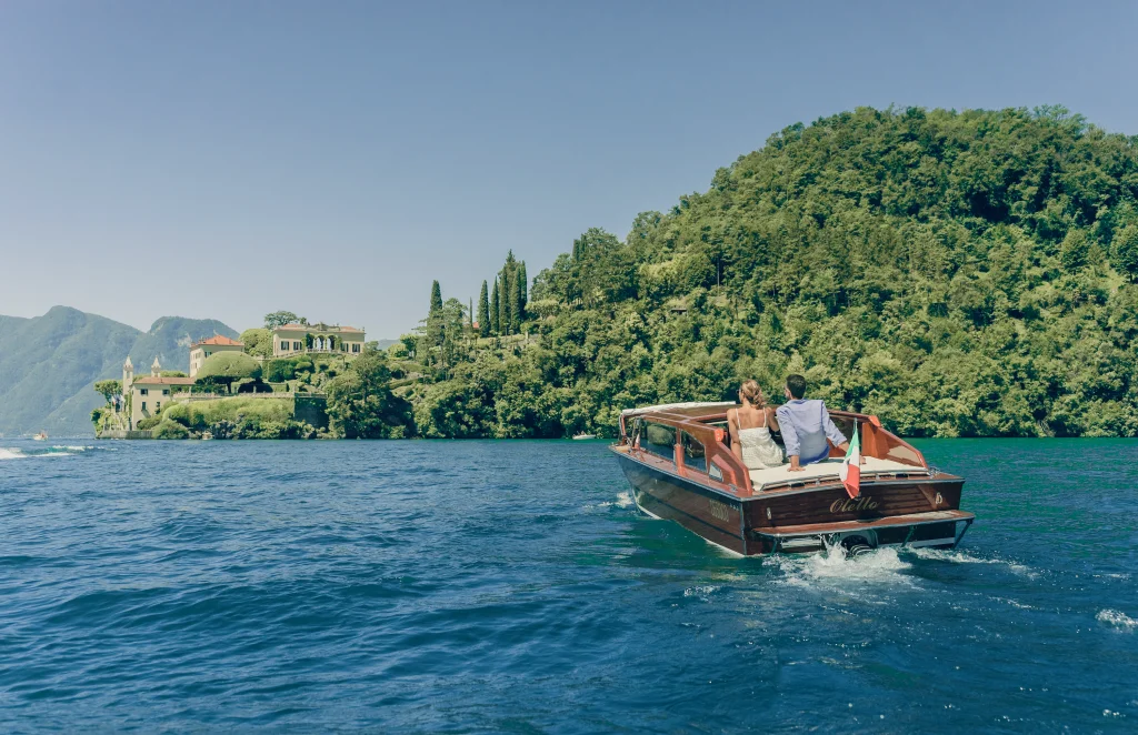 From Milan Private Boat Lake Como Bellagio and Lugano Tour