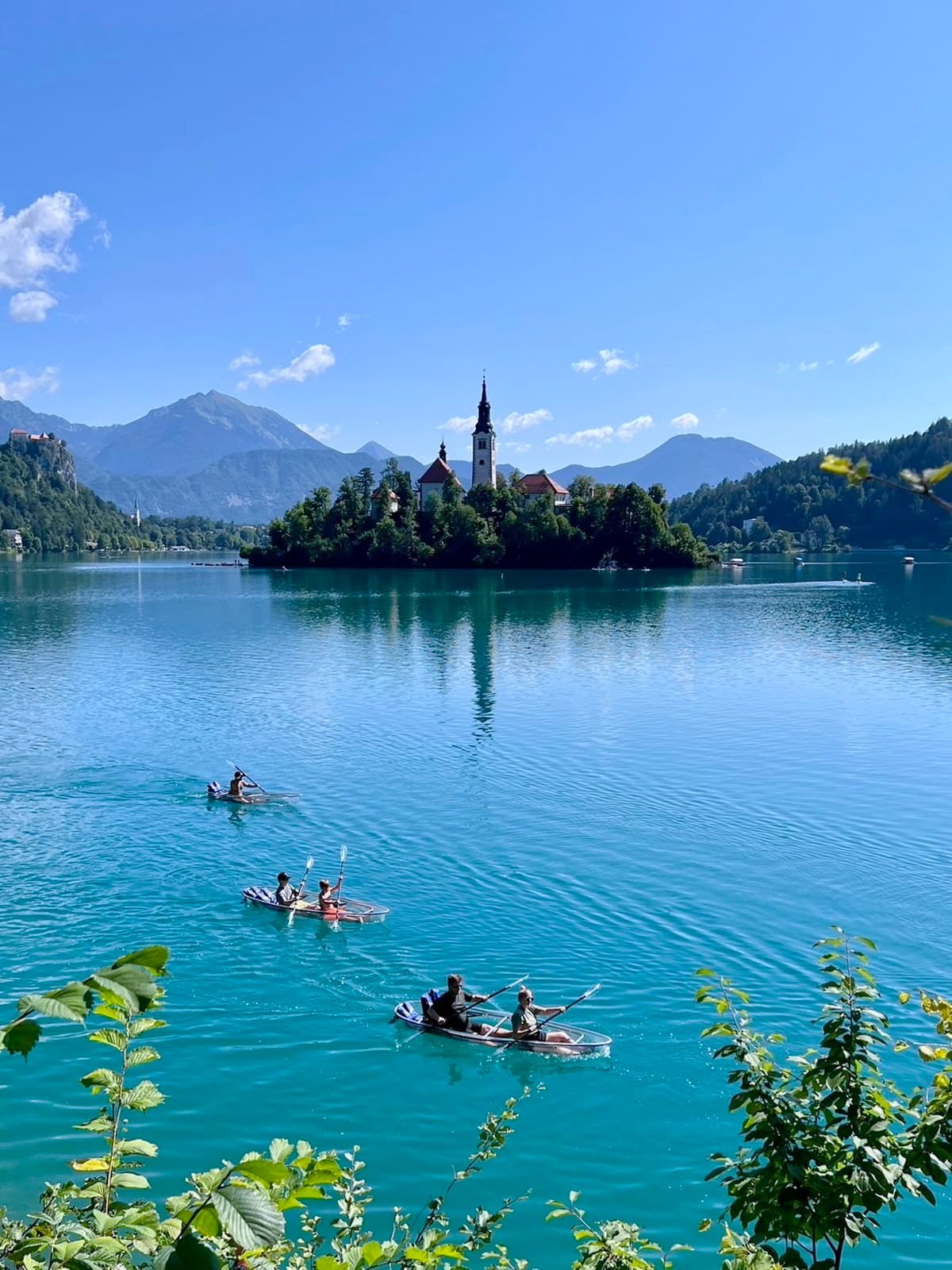 Kayaking Lake Bled