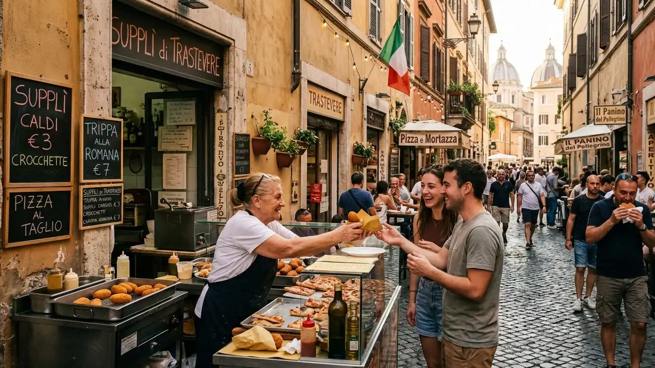 Your experience at Trastevere Street Food Tour