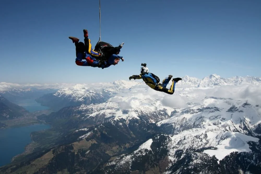 Skydiving Swiss Alps
