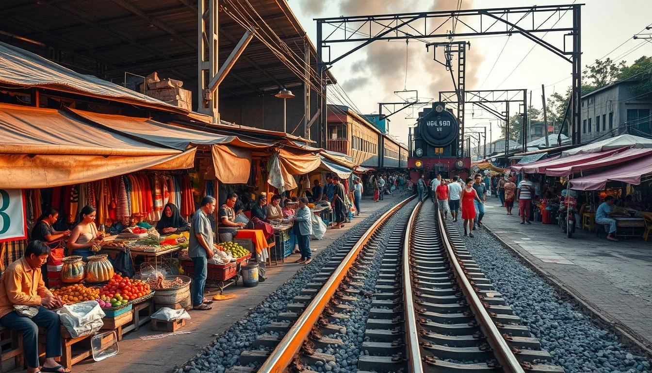Your experience at Maeklong Railway Market Tour
