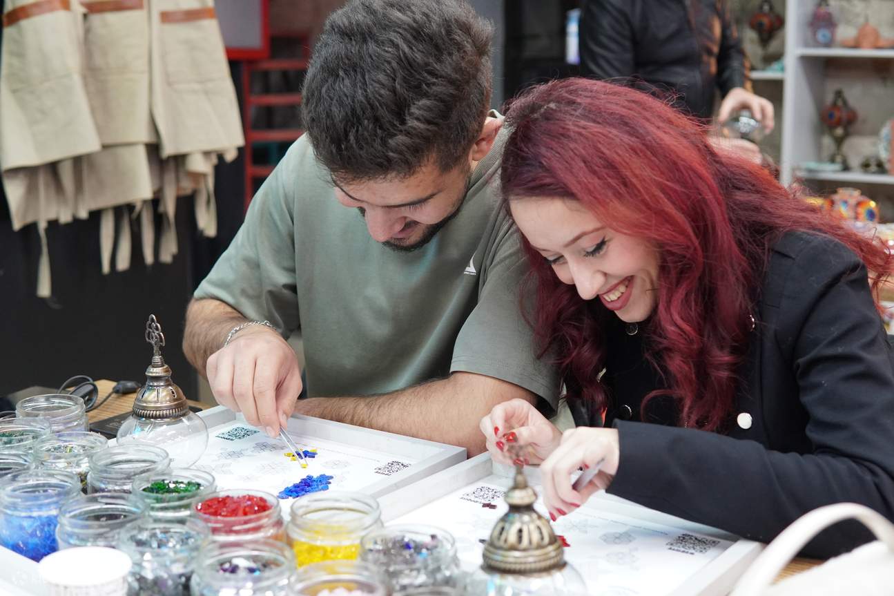 Mosaic Lamp Workshop Istanbul