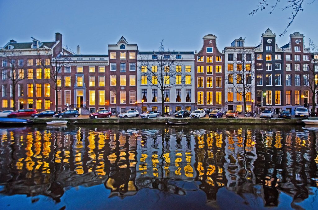 ;Westerkerk canal view