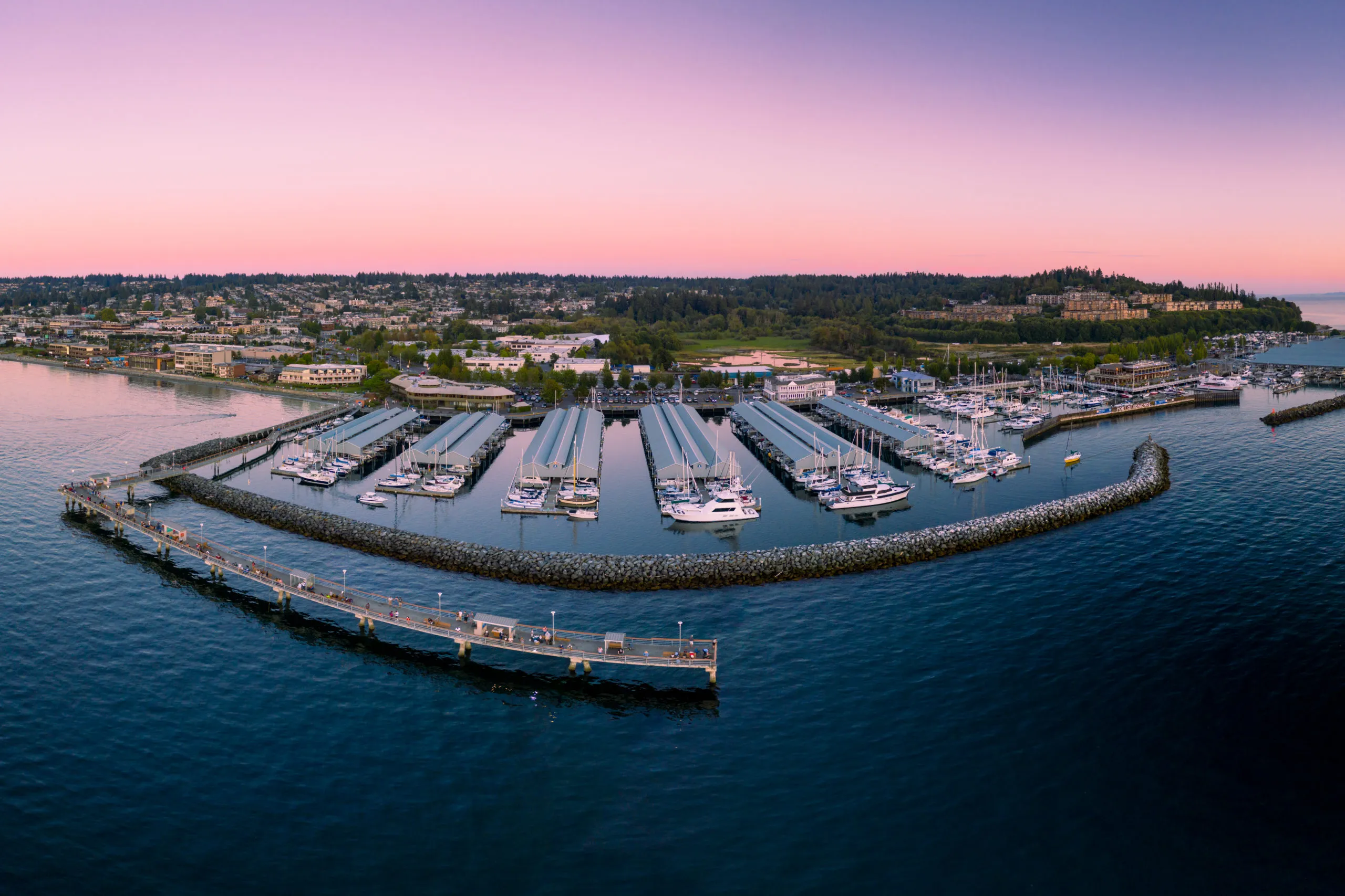 Edmonds Marina Departure Docks