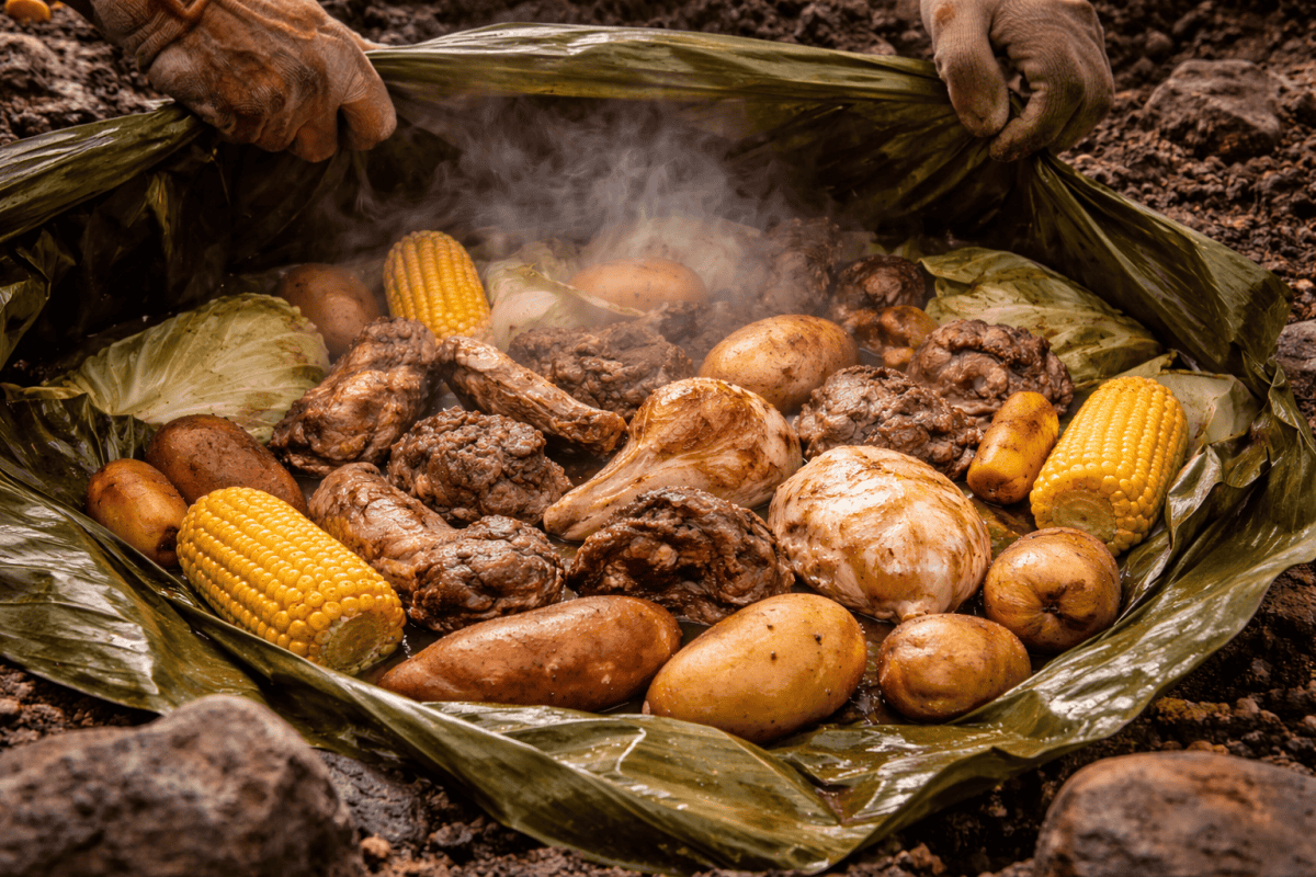 Traditional Maori Food Rotorua