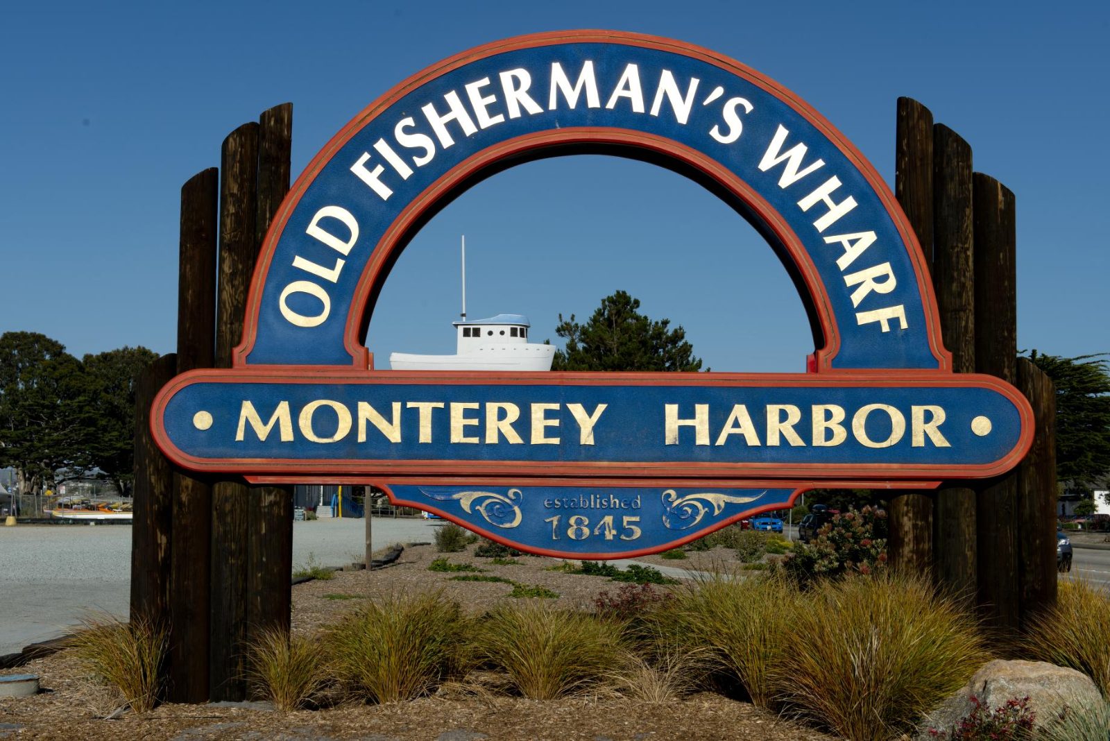 Old Fisherman's Wharf Sign