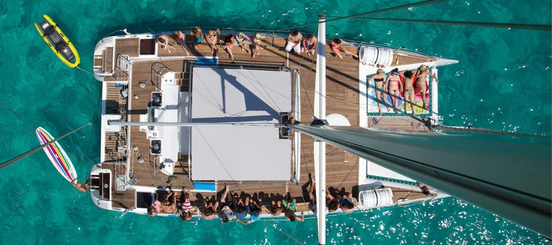 Catamaran Attraction Deck